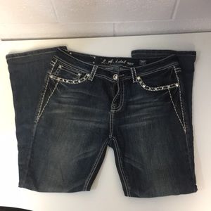 LA Idol USA women’s jeans size 13. W:35 L:34